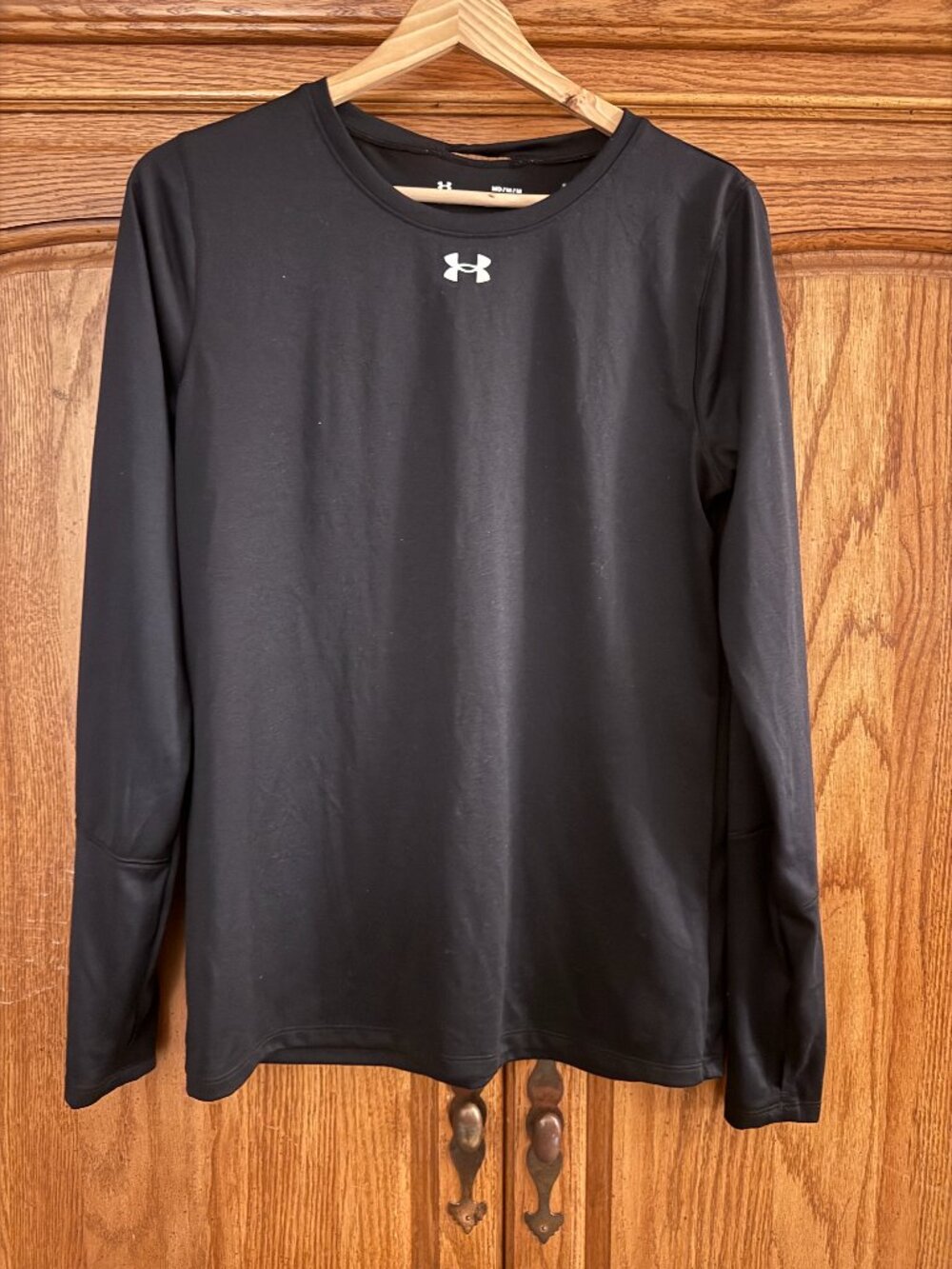 Under Armour HeatGear Black Long Sleeve Performance Tee